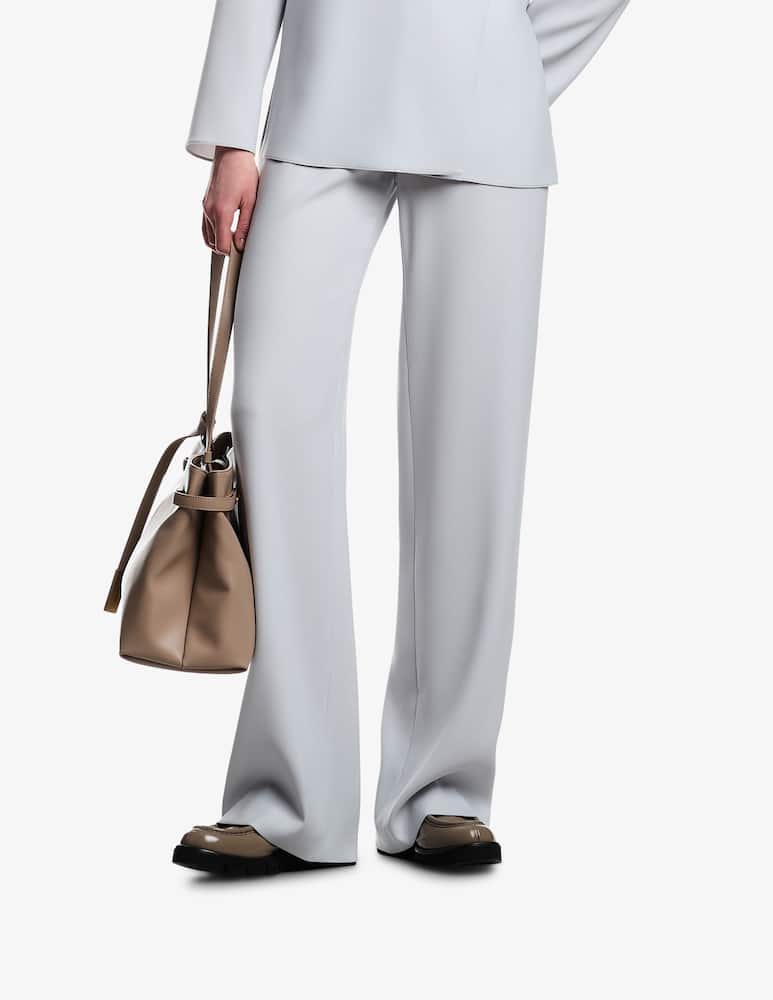 Emporio Armani Pantaloni fluidi a gamba dritta - immagine 1 Emporio Armani Pantaloni fluidi a gamba dritta - immagine 1