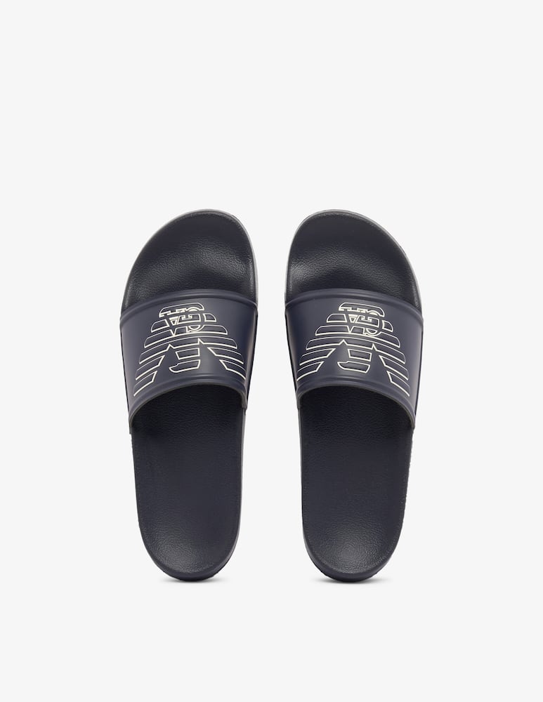 rinascente Emporio Armani Slider con aquila in rilievo