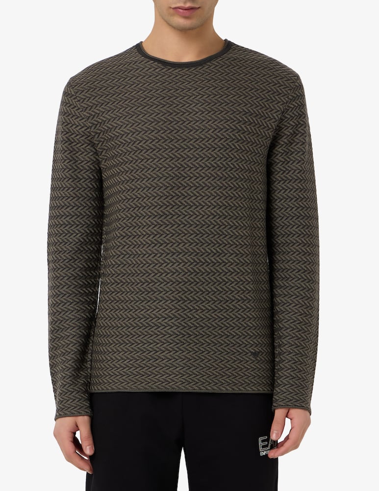 rinascente Emporio Armani Maglia girocollo chevron