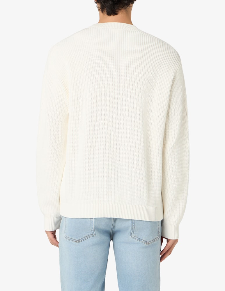Emporio Armani Cotton eagle crewneck jumper - picture 3 Emporio Armani Cotton eagle crewneck jumper - picture 3