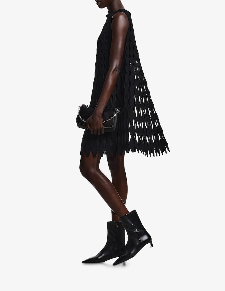 rinascente Emporio Armani Vestito mini a rombi traforati