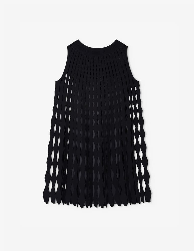 rinascente Emporio Armani Vestito mini a rombi traforati