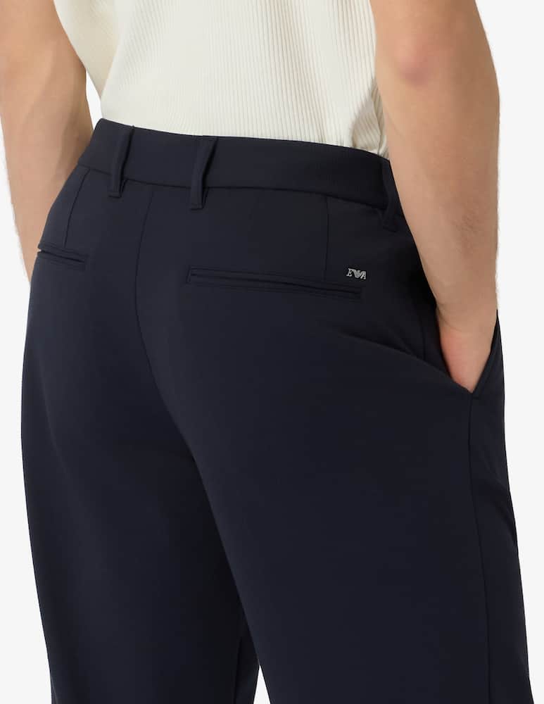 rinascente Emporio Armani Pantaloni in tessuto waffle