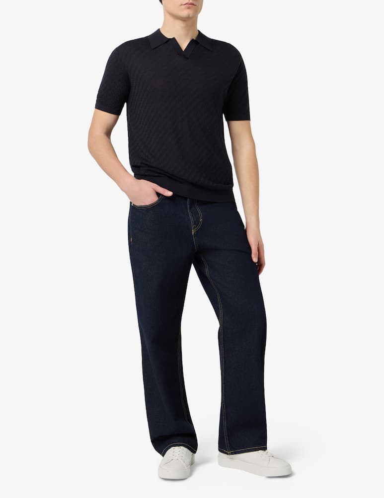 rinascente Emporio Armani Polo manica corta collo aperto