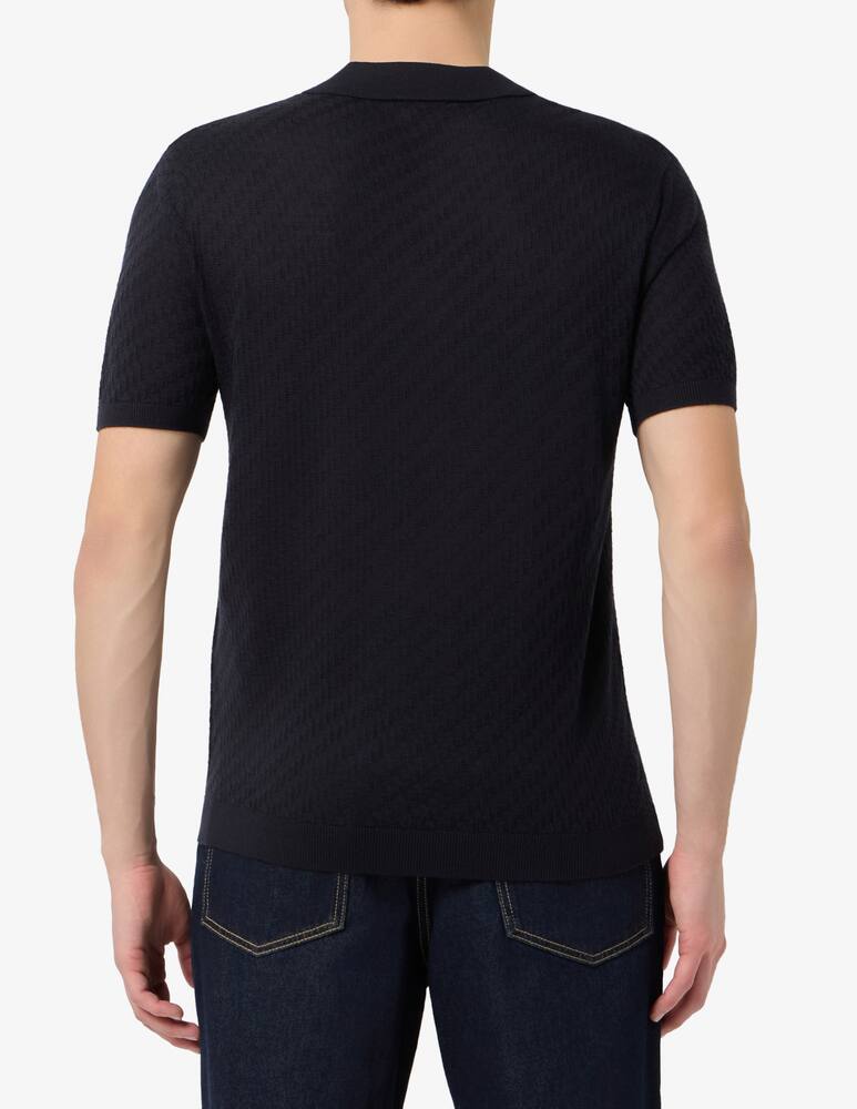 Emporio Armani Polo manica corta collo aperto - immagine 3 Emporio Armani Polo manica corta collo aperto - immagine 3