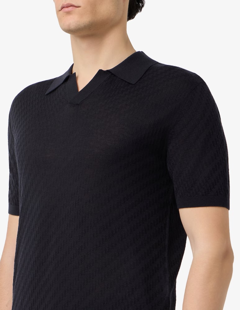 rinascente Emporio Armani Polo manica corta collo aperto