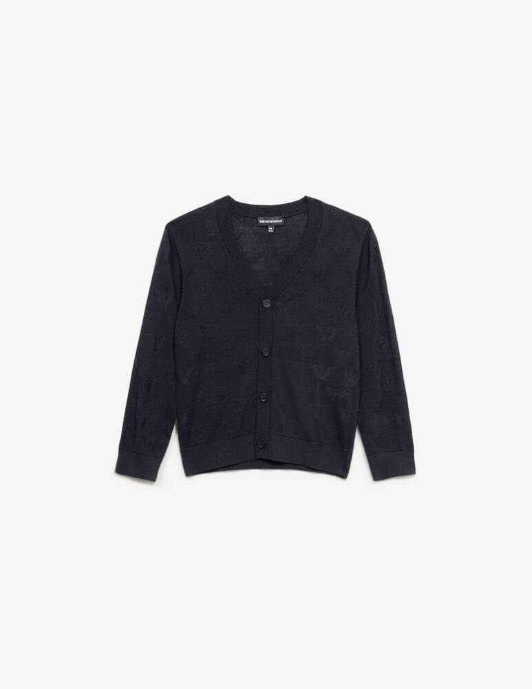 Emporio Armani Cardigan con logo - immagine 1 Emporio Armani Cardigan con logo - immagine 1
