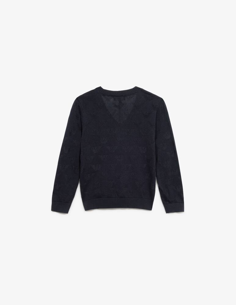 Emporio Armani Cardigan con logo - immagine 2 Emporio Armani Cardigan con logo - immagine 2