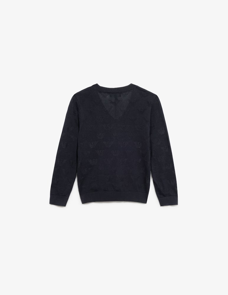 rinascente Emporio Armani Cardigan with subtle pattern