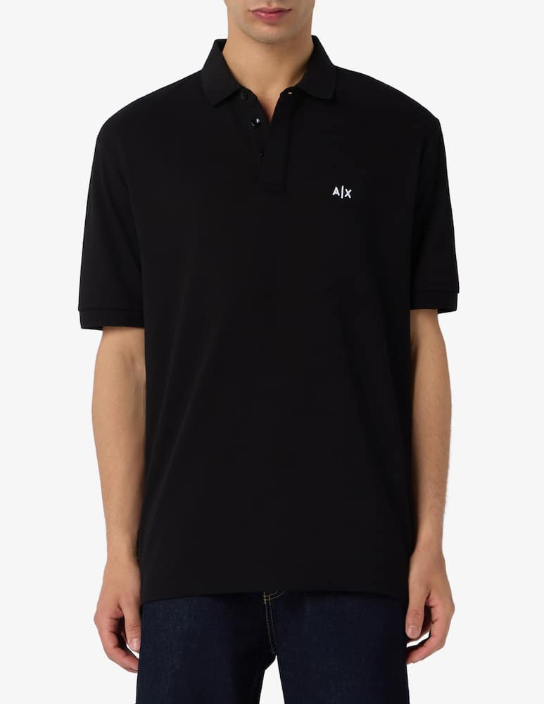 rinascente Armani Exchange Polo piquet con logo AX