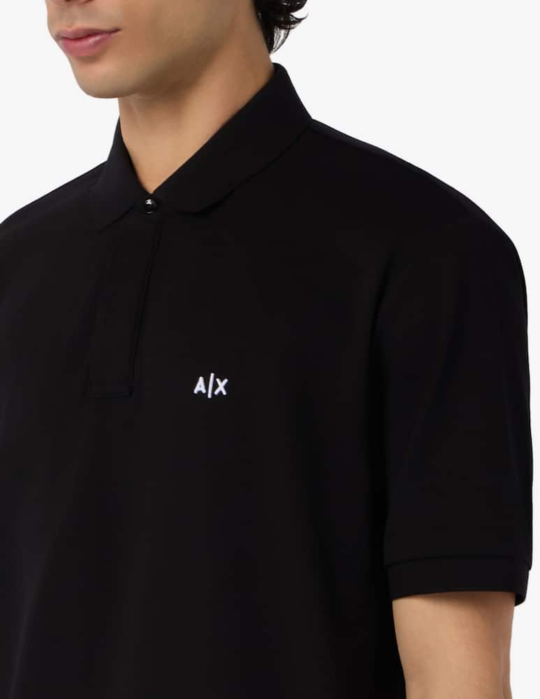 rinascente Armani Exchange Polo piquet con logo AX