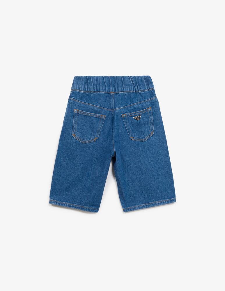 rinascente Emporio Armani Shorts in jeans elastico