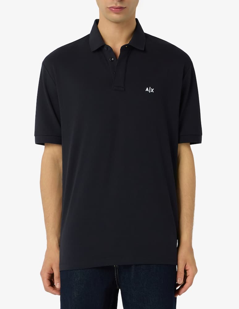 rinascente Armani Exchange Polo piquet manica corta logo