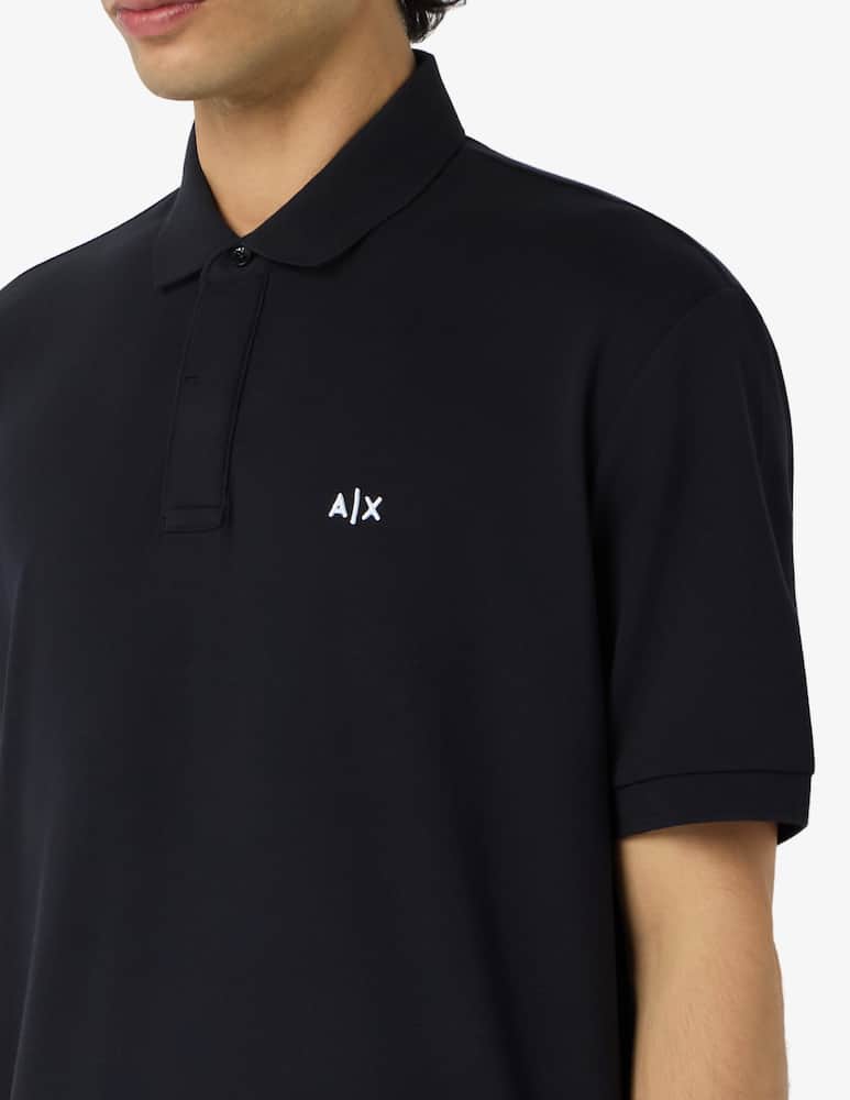 rinascente Armani Exchange Polo piquet manica corta logo