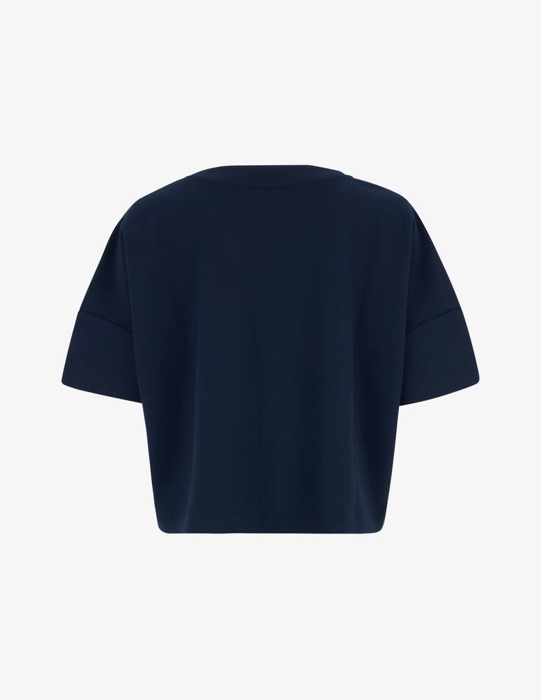 Emporio Armani T-shirt logo cropped - immagine 2 Emporio Armani T-shirt logo cropped - immagine 2