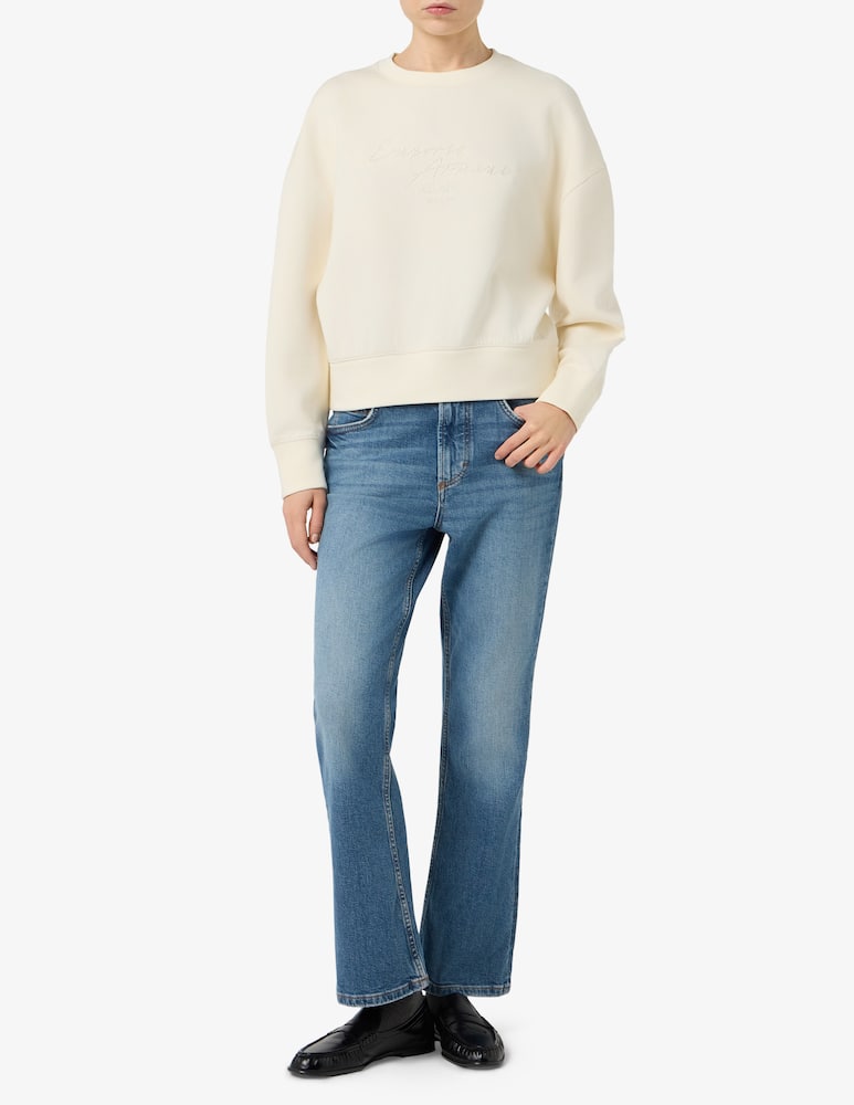 rinascente Emporio Armani Logo jersey sweatshirt