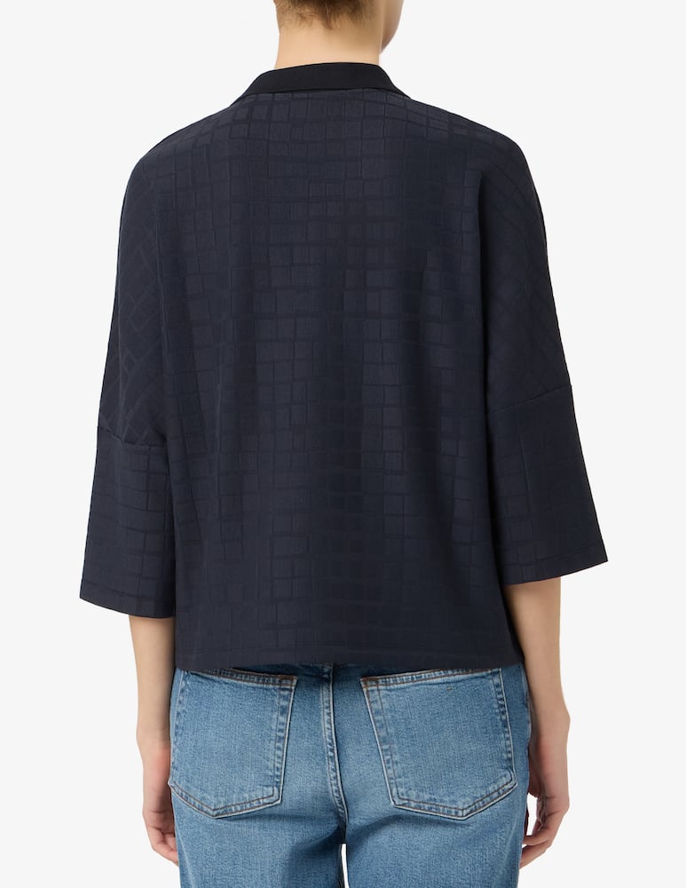 rinascente Emporio Armani Polo con manica a tre quarti