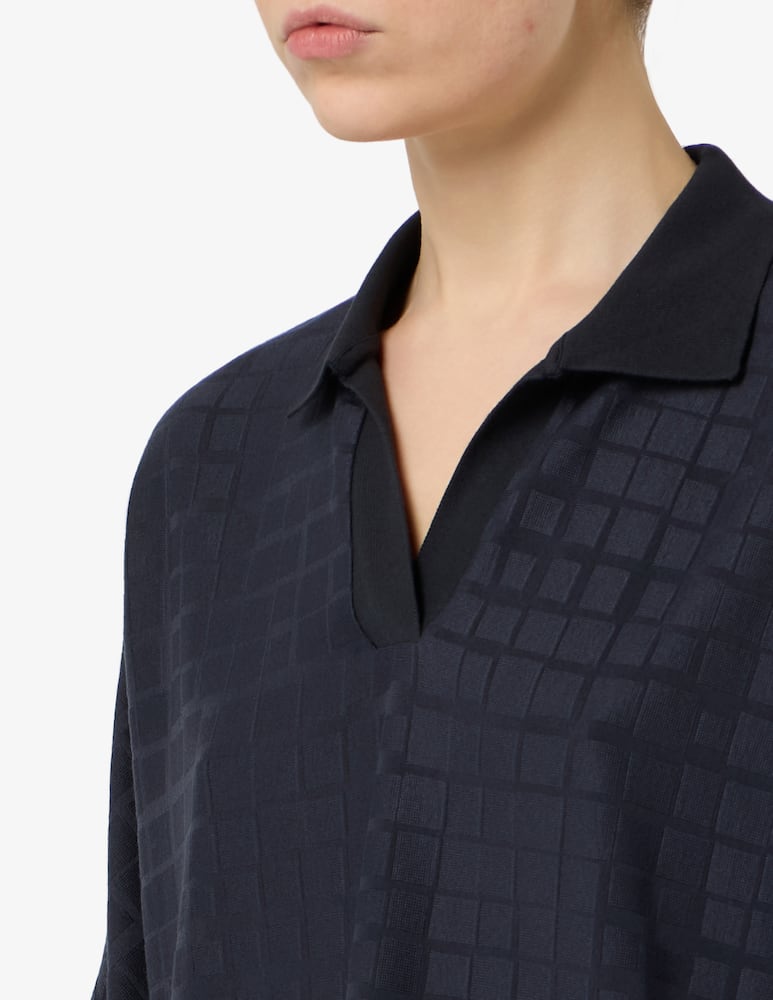 rinascente Emporio Armani Polo con manica a tre quarti