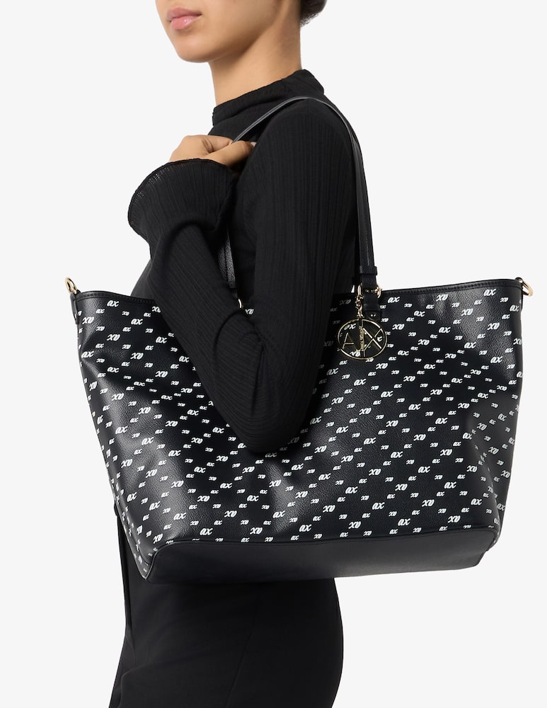rinascente Armani Exchange Borsa shopper con logo Gynger