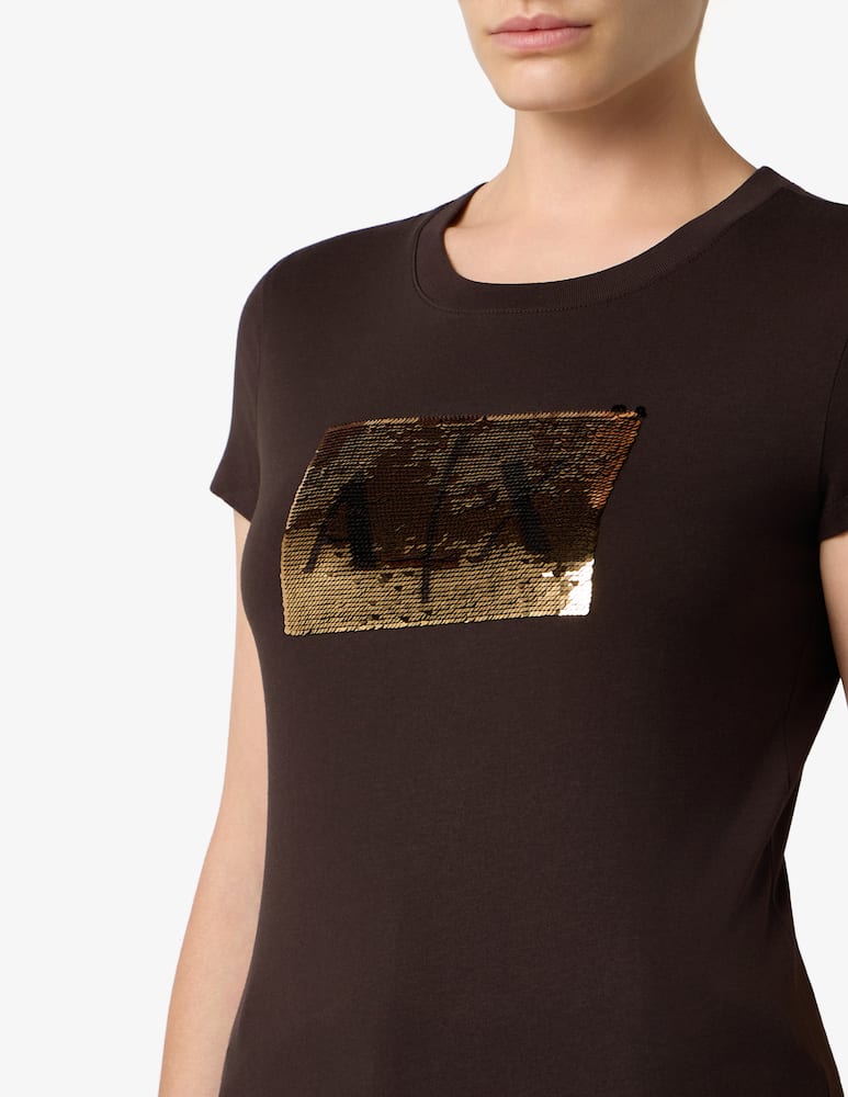Armani Exchange Sequin t-shirt - picture 4 Armani Exchange Sequin t-shirt - picture 4