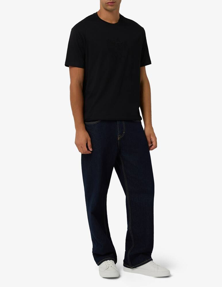 rinascente Armani Exchange stitching lettering t-shirt