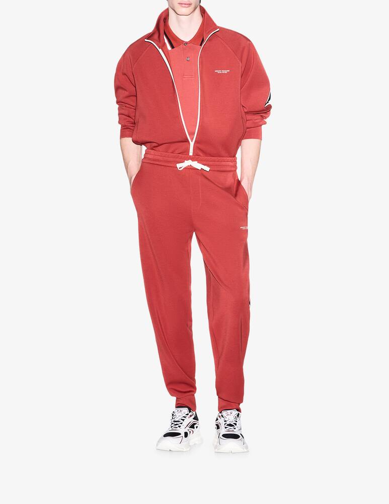 rinascente Armani Exchange Zip-up sweatshirt with tape