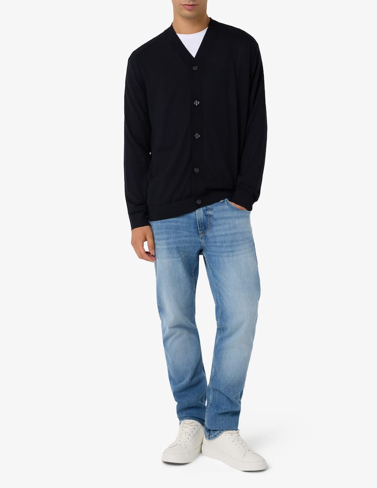 rinascente Armani Exchange Cardigan in lana e lyocell