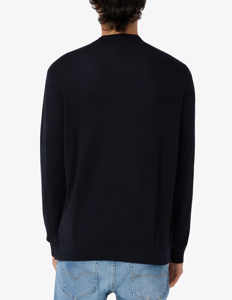 rinascente Armani Exchange Cardigan in lana e lyocell