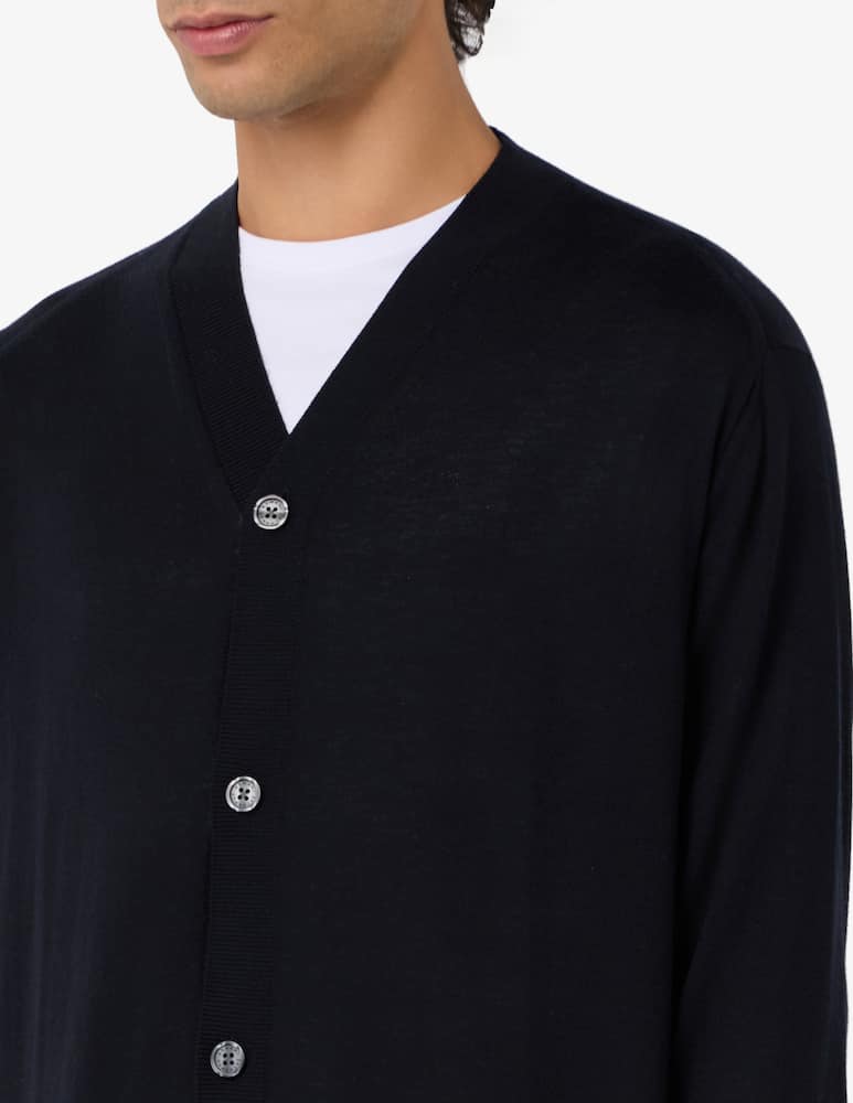 rinascente Armani Exchange Cardigan in lana e lyocell