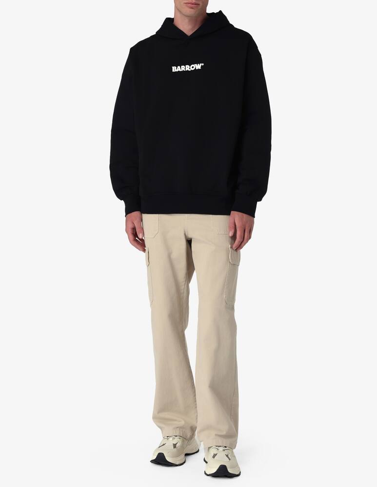 rinascente Barrow Felpa con cappuccio big logo retro