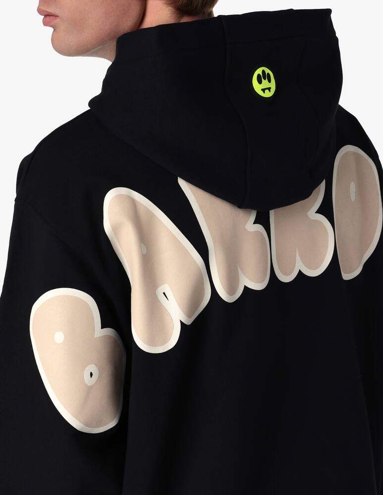 rinascente Barrow Felpa con cappuccio big logo retro