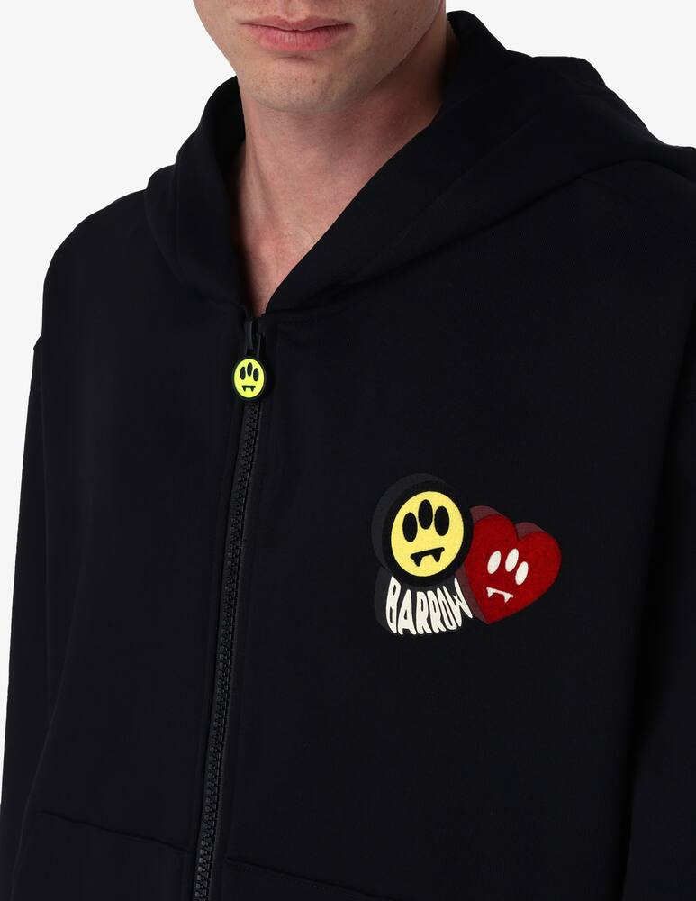 rinascente Barrow Felpa full zip smile love