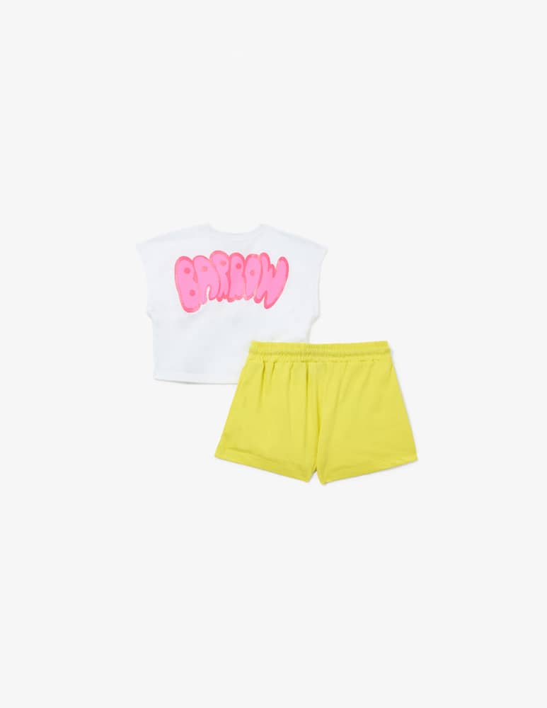 rinascente Barrow Set top corto e shorts jersey