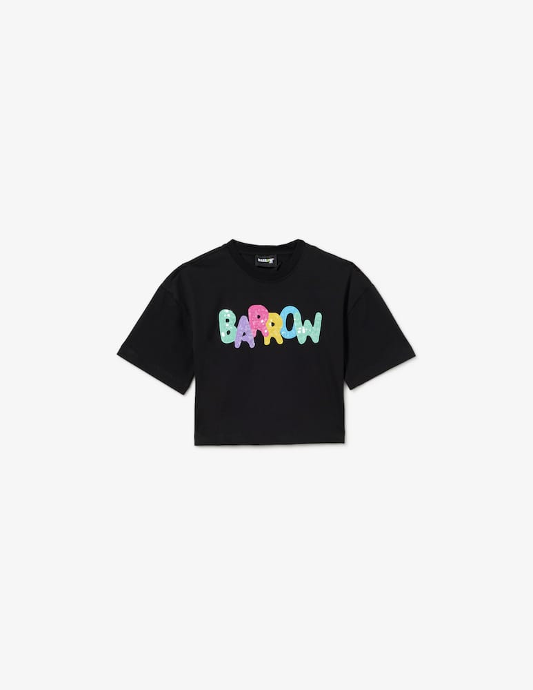 rinascente Barrow Barrow cropped jersey t-shirt