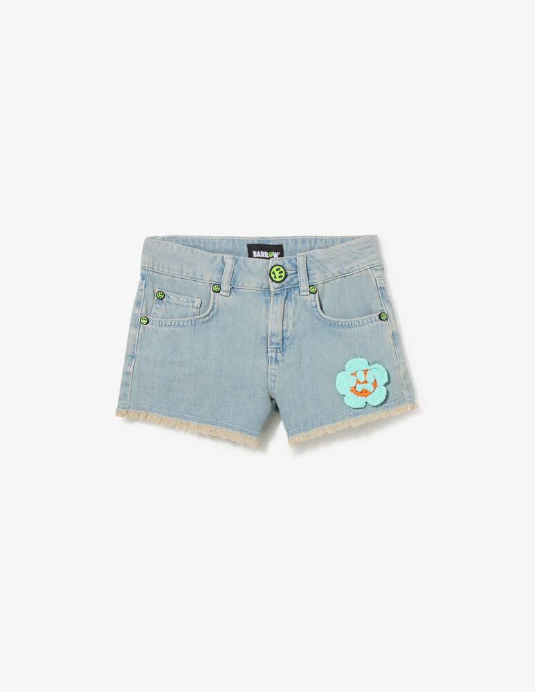rinascente Barrow Denim embroidered shorts