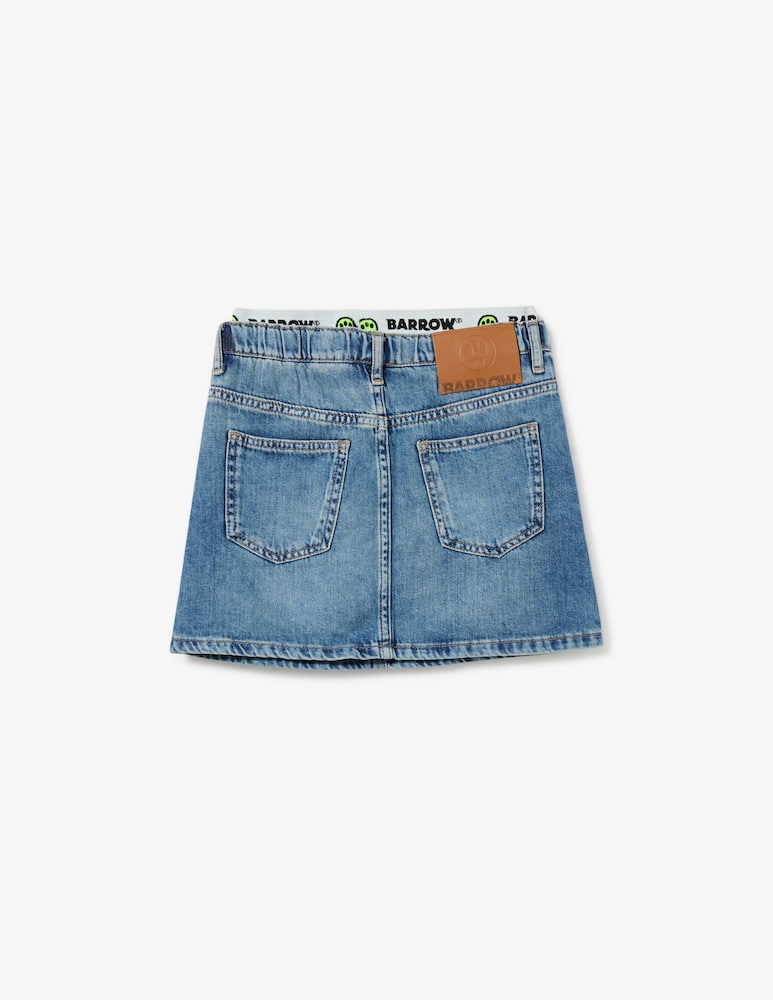 rinascente Barrow Denim mini skirt