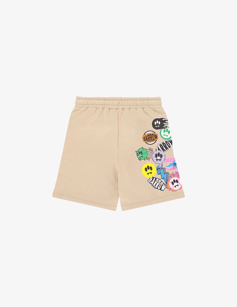 rinascente Barrow Graphic patch sweatshorts