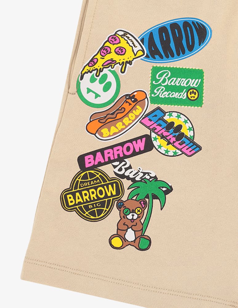rinascente Barrow Graphic patch sweatshorts