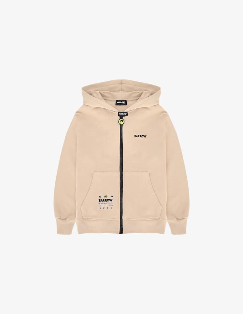 rinascente Barrow Regular fleece zip hoodie