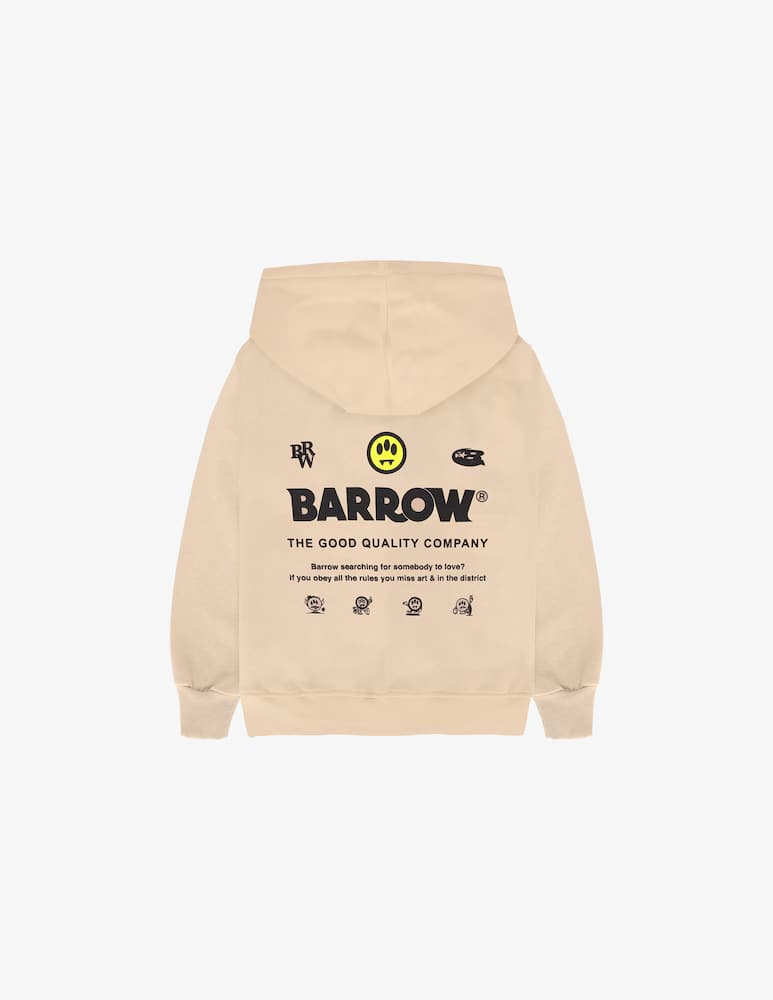 rinascente Barrow Regular fleece zip hoodie