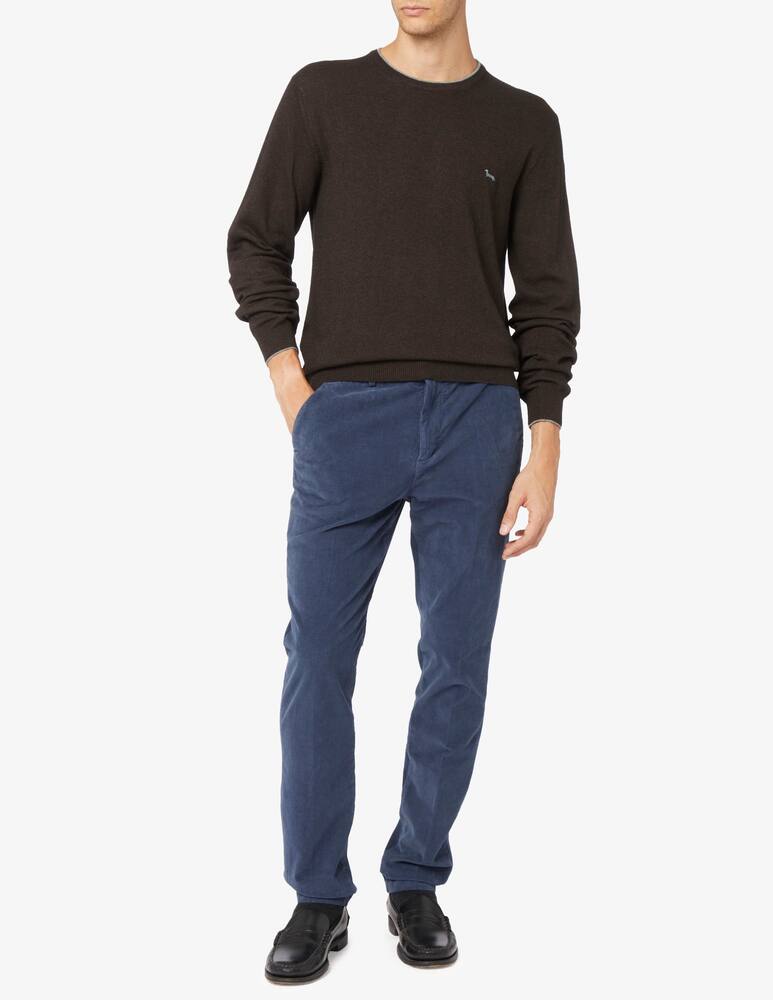 rinascente Cruna Pantaloni brera velluto 2000 righe