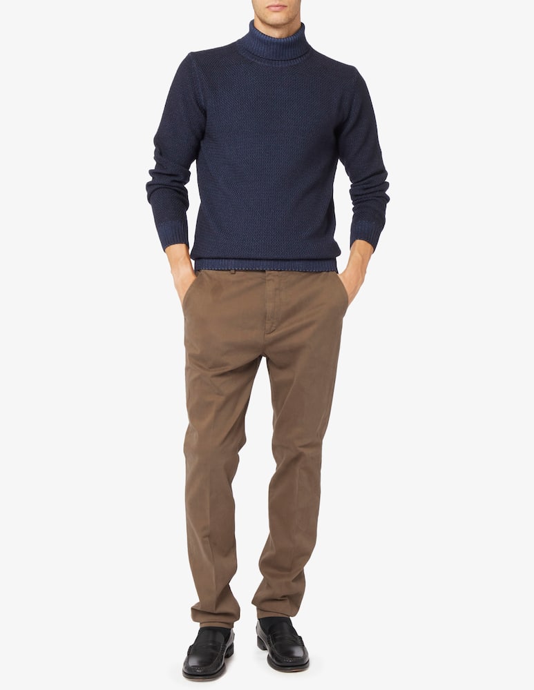 Cruna Brera gabardina slim trousers - picture 2