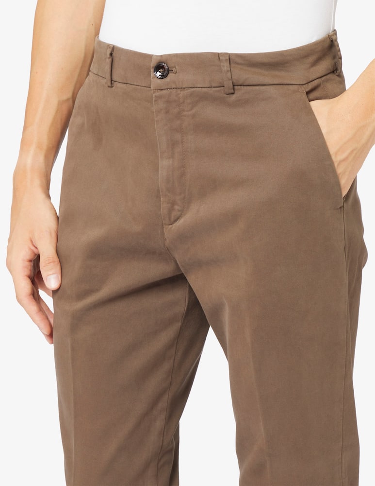 Cruna Brera gabardina slim trousers - picture 4