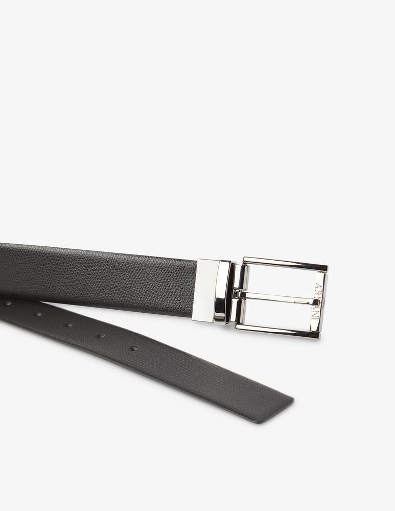 rinascente Emporio Armani Print and smooth reversible belt