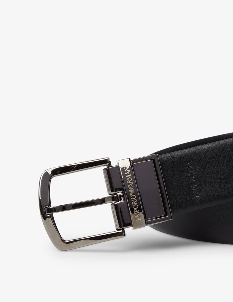 rinascente Emporio Armani Print and smooth reversible belt