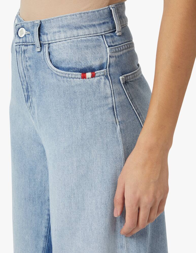 rinascente Amish Supplies Jeans a gamba larga e vita alta Colette - blu