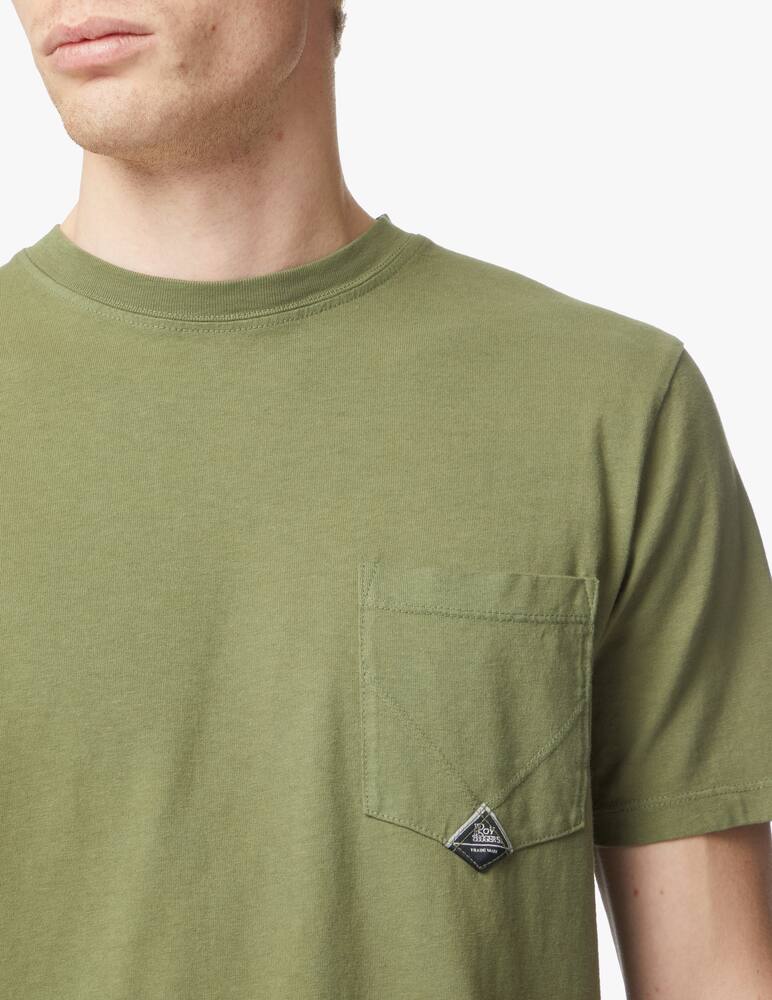 rinascente Roy Roger's Maglietta girocollo pocket - verde