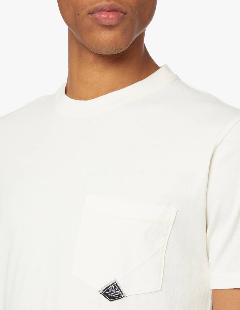 rinascente Roy Roger's Maglietta girocollo pocket - bianco