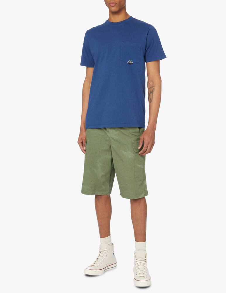 rinascente Roy Roger's Maglietta girocollo pocket - blu