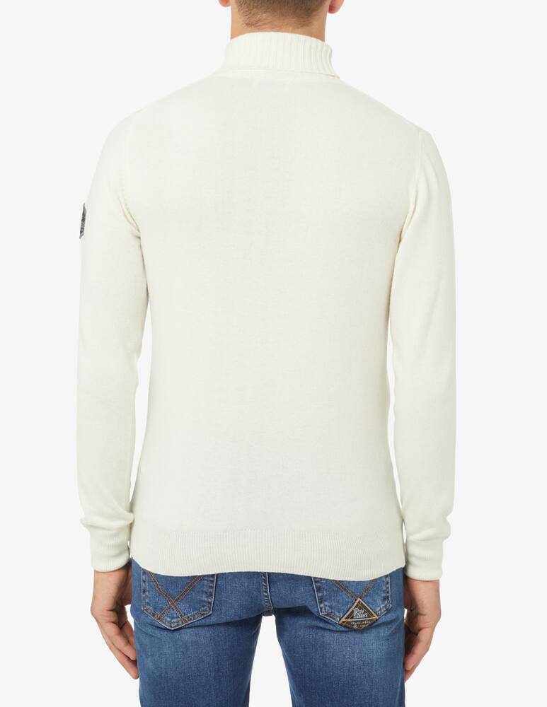 rinascente Roy Roger's Wool blend turtleneck - White